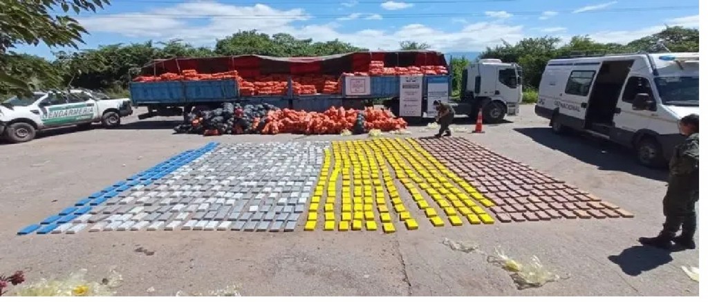Salta: oculto en un cargarmento de zapallos incautan 861 kilos de cocaína 