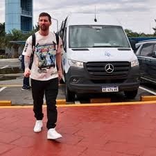 Messi ya llegó al país para sumarse a la Selección argentina