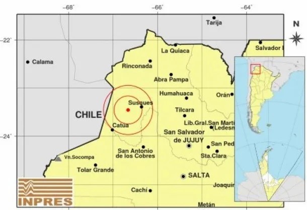 Jujuy: un sismo de 6,4 grados hizo sonar las alarmas de los celulares