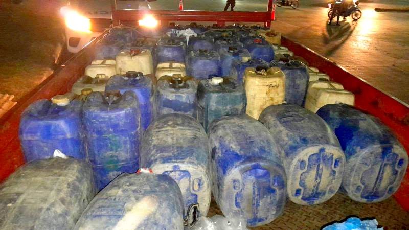 La Policía secuestró más de 2.000 litros de combustible f