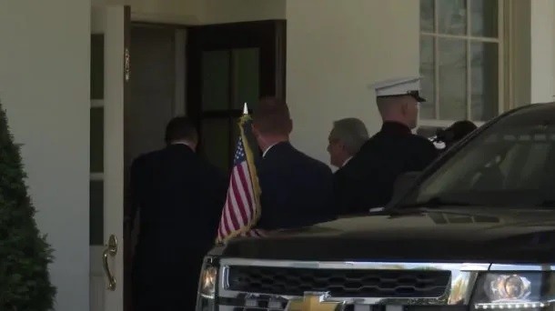 VIDEO: Así llegó Alberto Fernández a la Casa Blanca para reunirse con Joe Biden