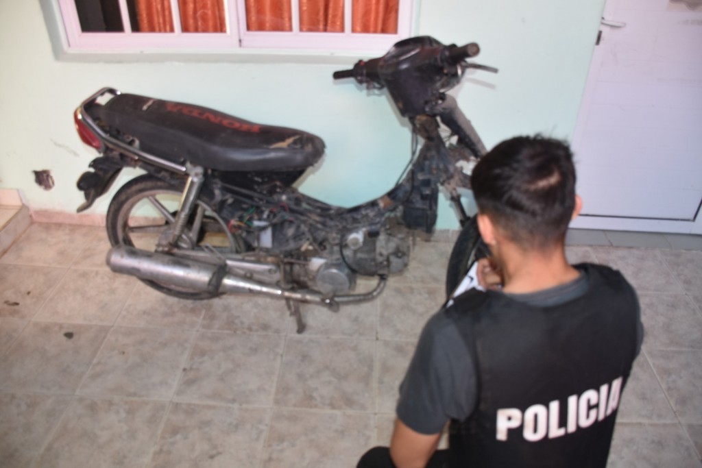 La Policía evitó el robo de una moto