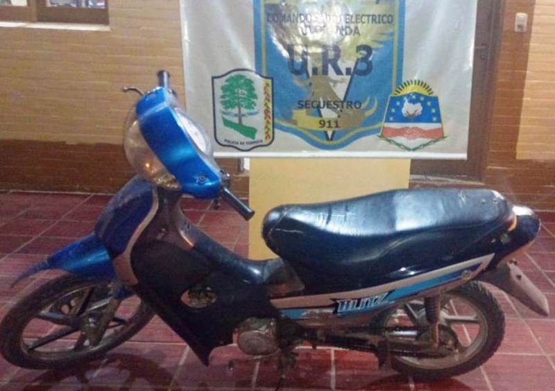 La Policía evitó la sustracción de una motocicleta en el barrio Guadalupe y recuperó otra en Clorinda