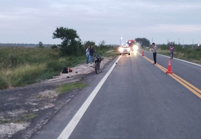 Motociclista falleció producto de un siniestro vial sobre la Ruta Nacional 11