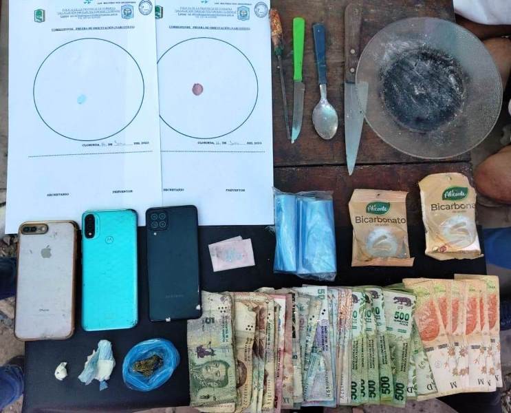 La Policía anuló otro centro de distribución de drogas en Clorinda