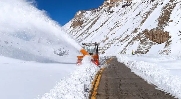 El Paso Cristo Redentor permanecerá cerrado por intensas nevadas