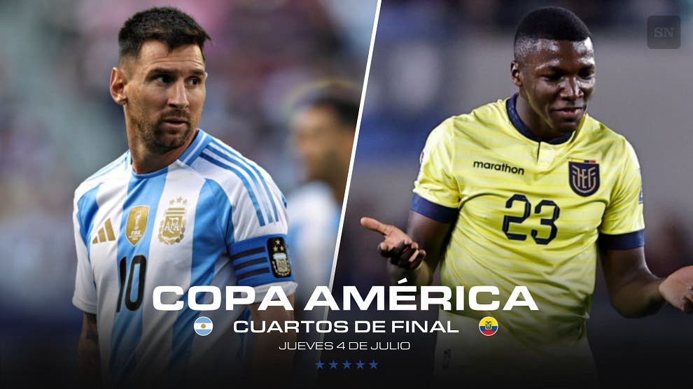  Copa América: Argentina enfrentará a Ecuador en cuartos de final, día y hora