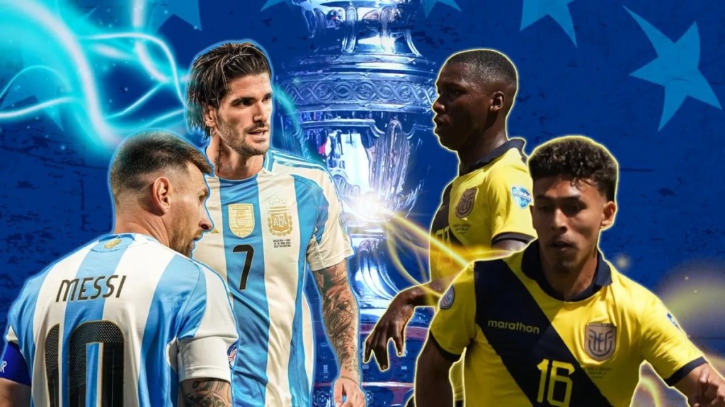 Argentina se enfrenta a Ecuador por los cuartos de final de la Copa América