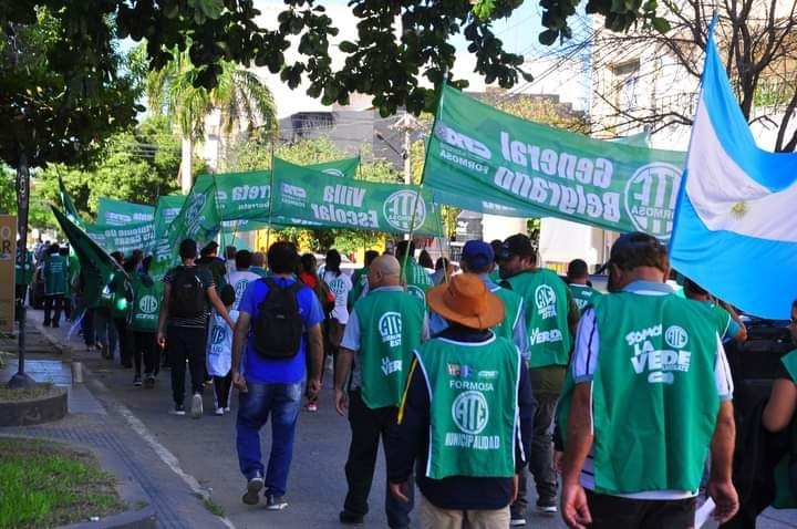 Contra los despidos de trabajadores en organismos estatales, ATE Formosa se plegó a la jornada nacional de lucha