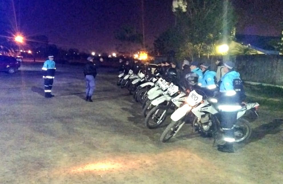 Durante los operativos en la ciudad, la Policía sacó de circulación siete motos