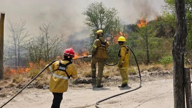 Hay un detenido por los incendios en Córdoba