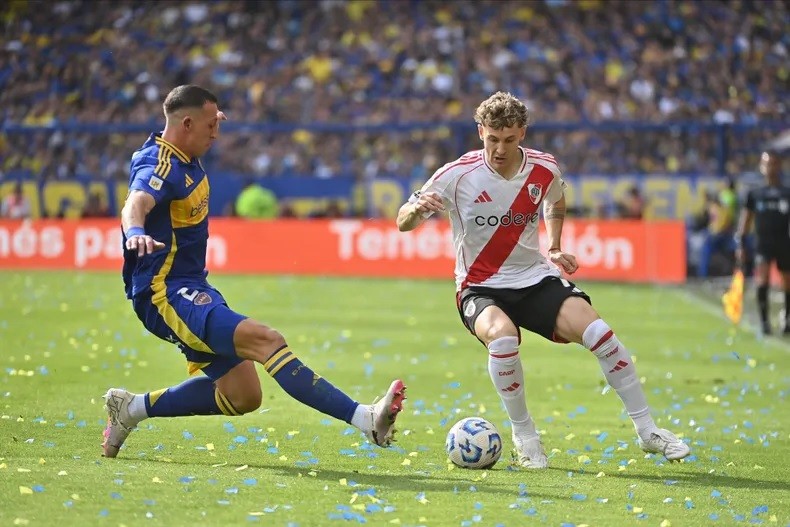 El River le gana 1 a 0 a Boca en la Bombonera